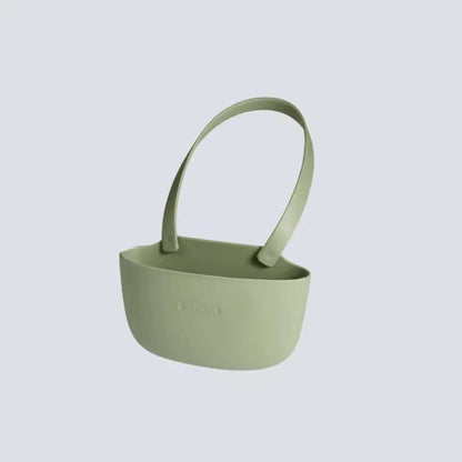 Over-Sink Drying Rack – Silicone Dish Drainage Solution – Sage Green
