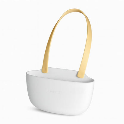 Over-Sink Drying Rack – Silicone Dish Drainage Solution – Sunbeam White
