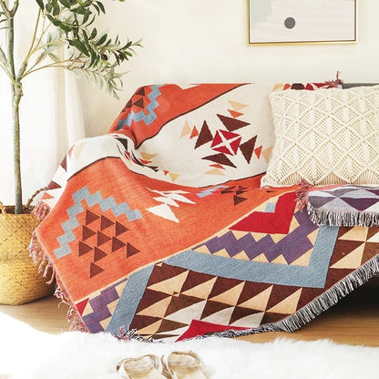 Vintage Style Pumpkin Sofa Throw Blanket Cover – 4