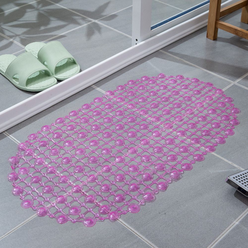 SecureStep Anti-Slip Bath Mat for Ultimate Safety – Lilac Blush