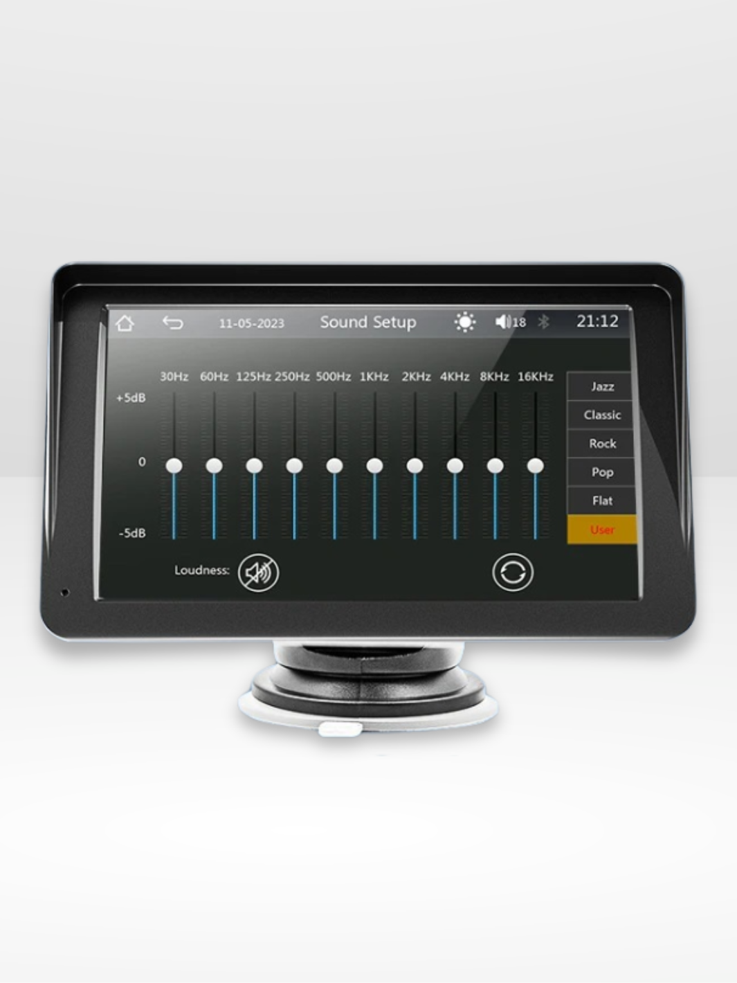 7-Inch Wireless CarPlay Screen with Backup Camera