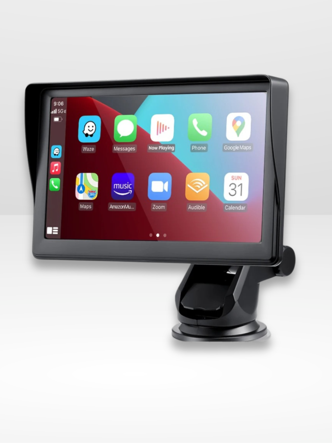 7-Inch Wireless CarPlay Screen with Backup Camera
