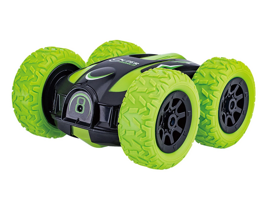 Remote-Controlled All-Terrain Vehicle with 360° Spin and LED Lights – DoubleStunt™ Black