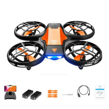 4K WiFi FPV Drone with HD Camera and Gimbal – Foldable Design – Orange