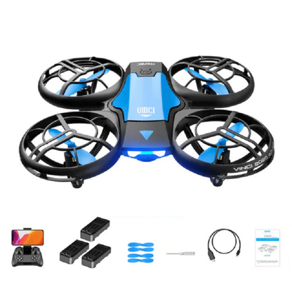 4K WiFi FPV Drone with HD Camera and Gimbal – Foldable Design – Blue