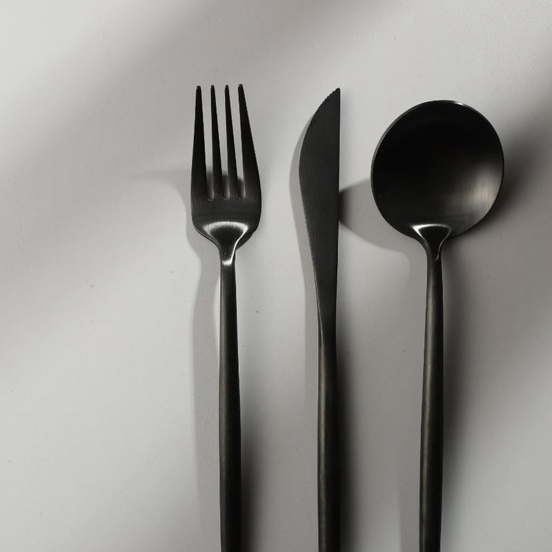 Stainless Steel Cutlery Set – Simple Elegance in Minimalist Style