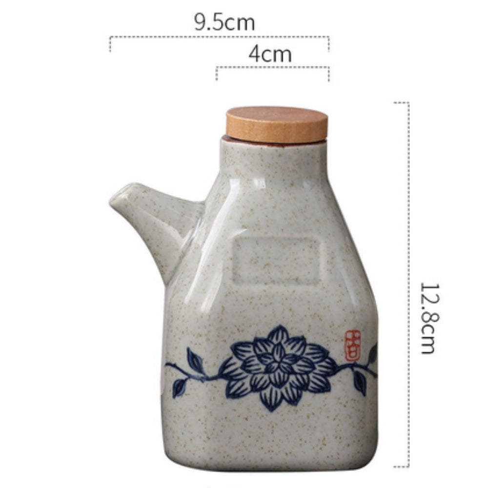 Elegant Ceramic Oil & Sauce Pourer for Your Kitchen – Lotus Classic