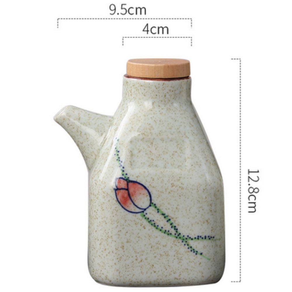 Elegant Ceramic Oil & Sauce Pourer for Your Kitchen – Blossom Grace