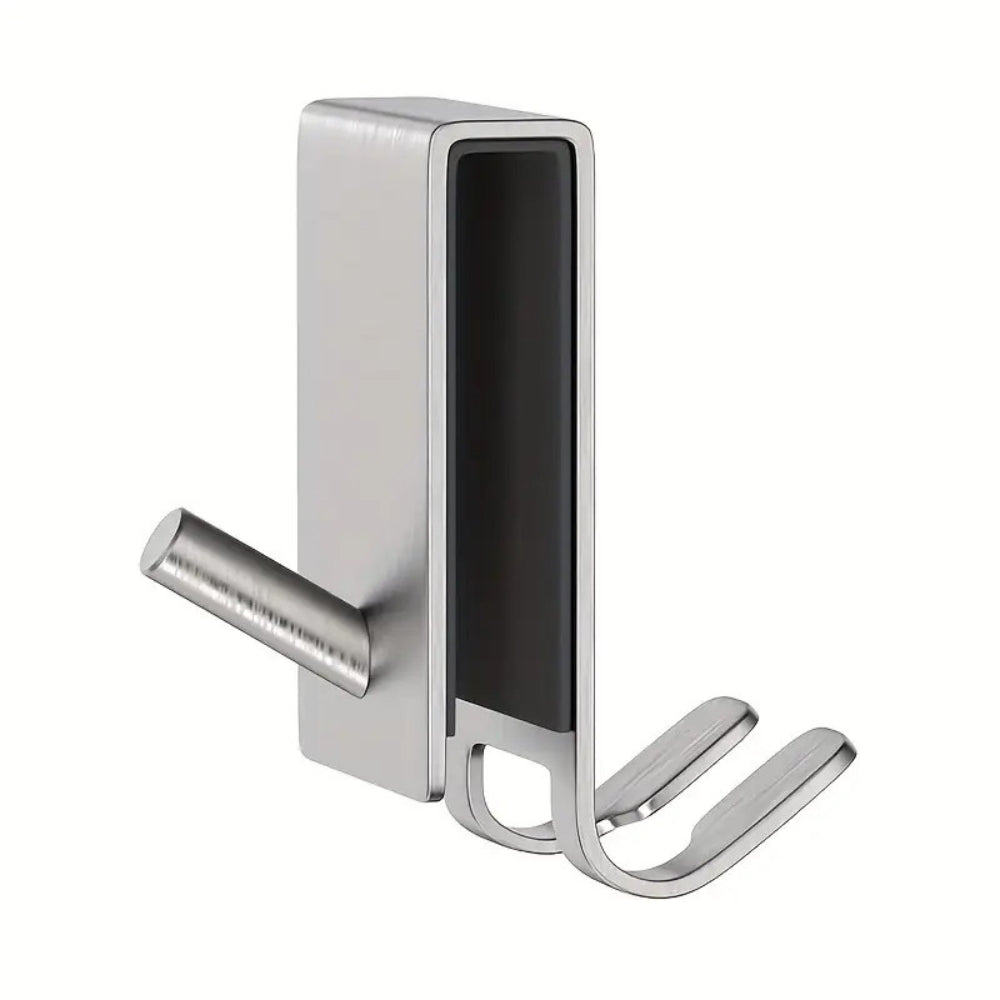 Elegant Stainless Steel Hooks for Shower Essentials – Silver Shimmer