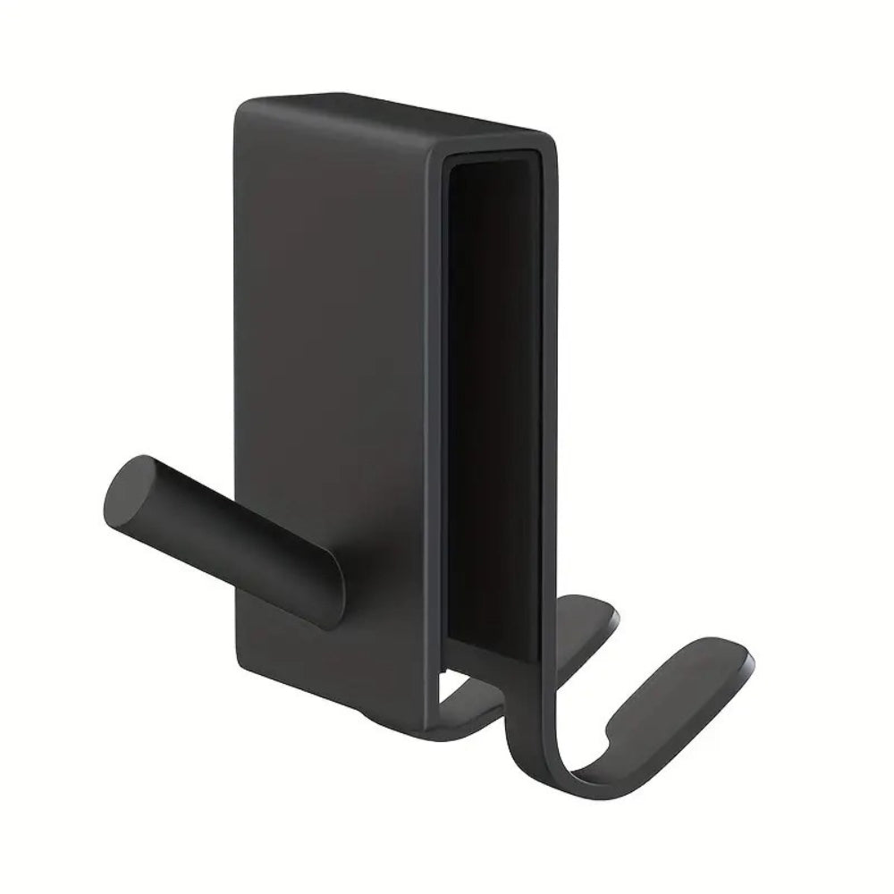 Elegant Stainless Steel Hooks for Shower Essentials – Black Shimmer