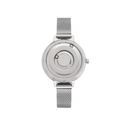 Elegant Magnetic Watch for Men – Silver