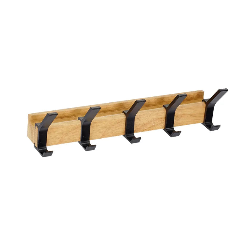 Scandinavian Style Wall Wardrobe with 5 Adjustable Double Hooks