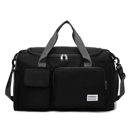 Sport Duffle Bag with Multiple Compartments and Shoe Section – Dark