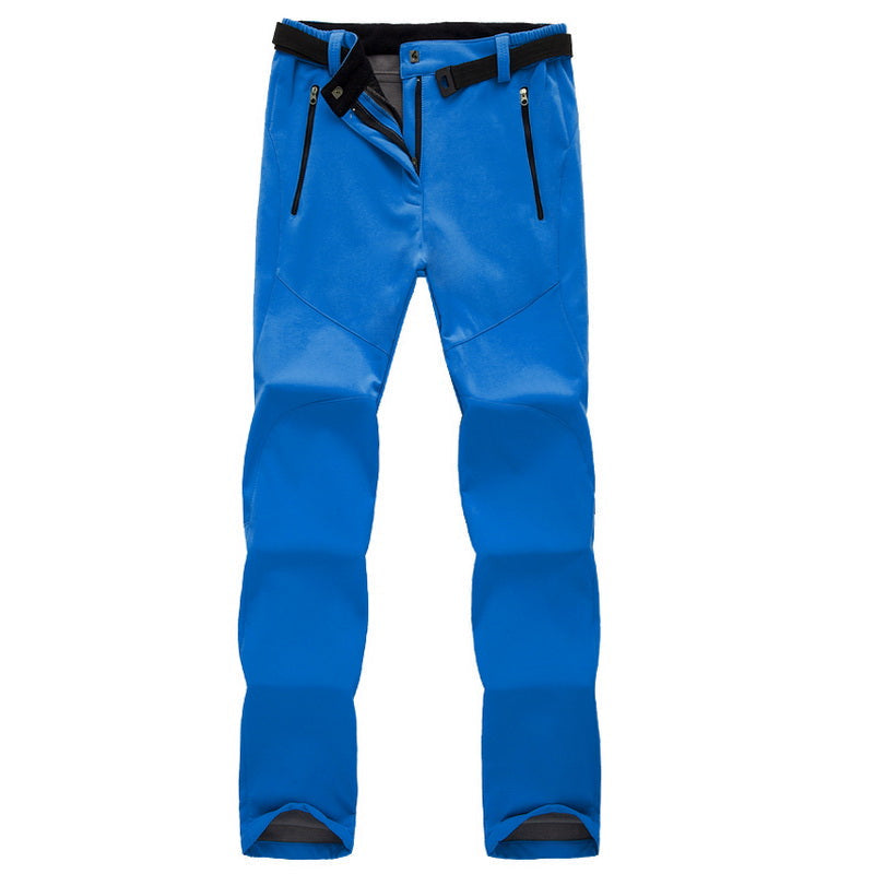 Thick Fleece Women's Outdoor Trousers – Royal Blue