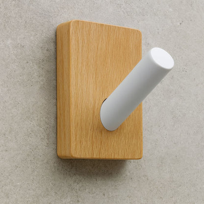 Chic Wooden Wall Hooks for Effortless Organisation – Nordic White