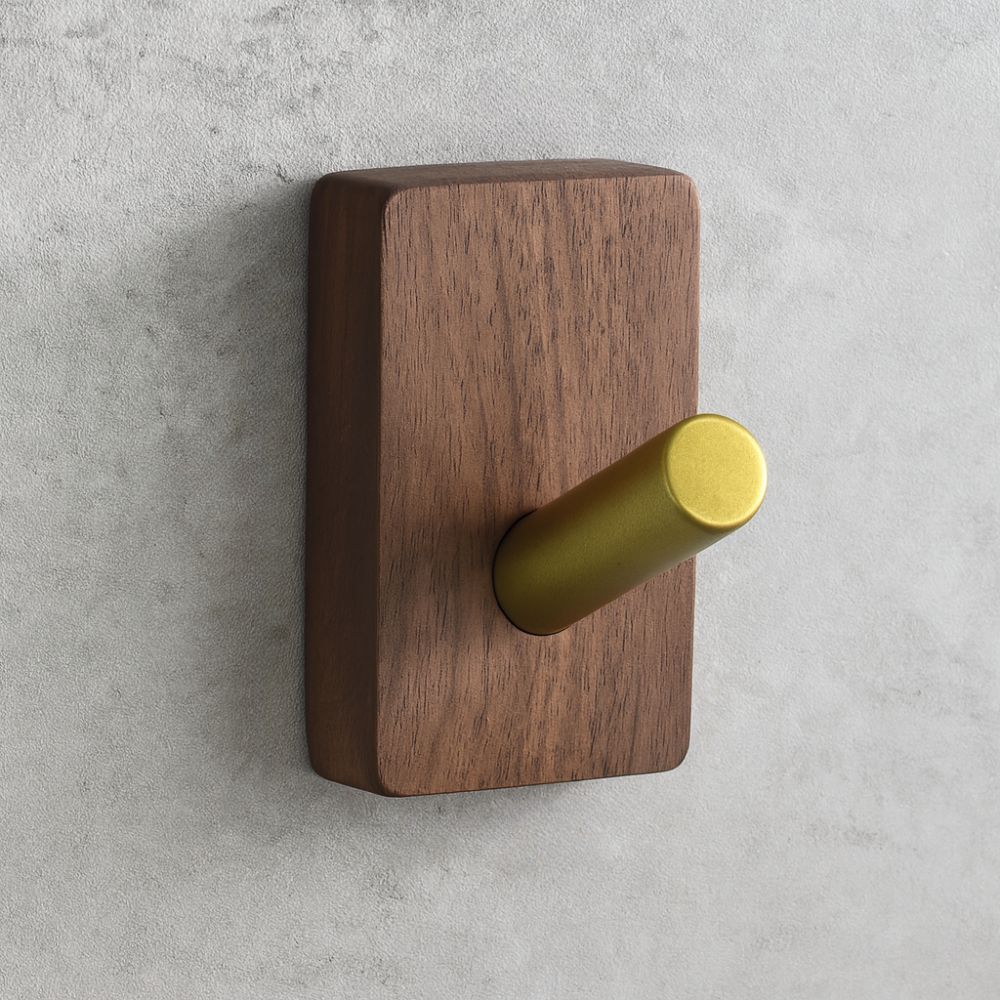 Chic Wooden Wall Hooks for Effortless Organisation – Golden Hour