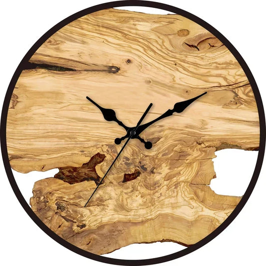 Transparent Wall Clock with Silent Mechanism and Contemporary Style