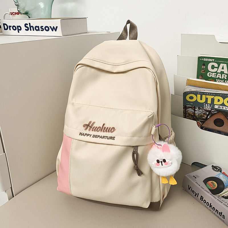 Durable Utility Backpack for Outdoor Adventures – White