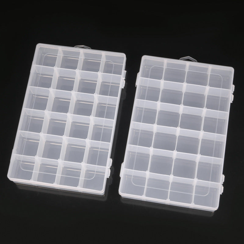 Adjustable Storage Organizer with Compartments – Transparent