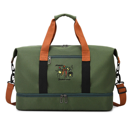 Versatile Travel Duffel Bag for Adventurous Journeys – Green