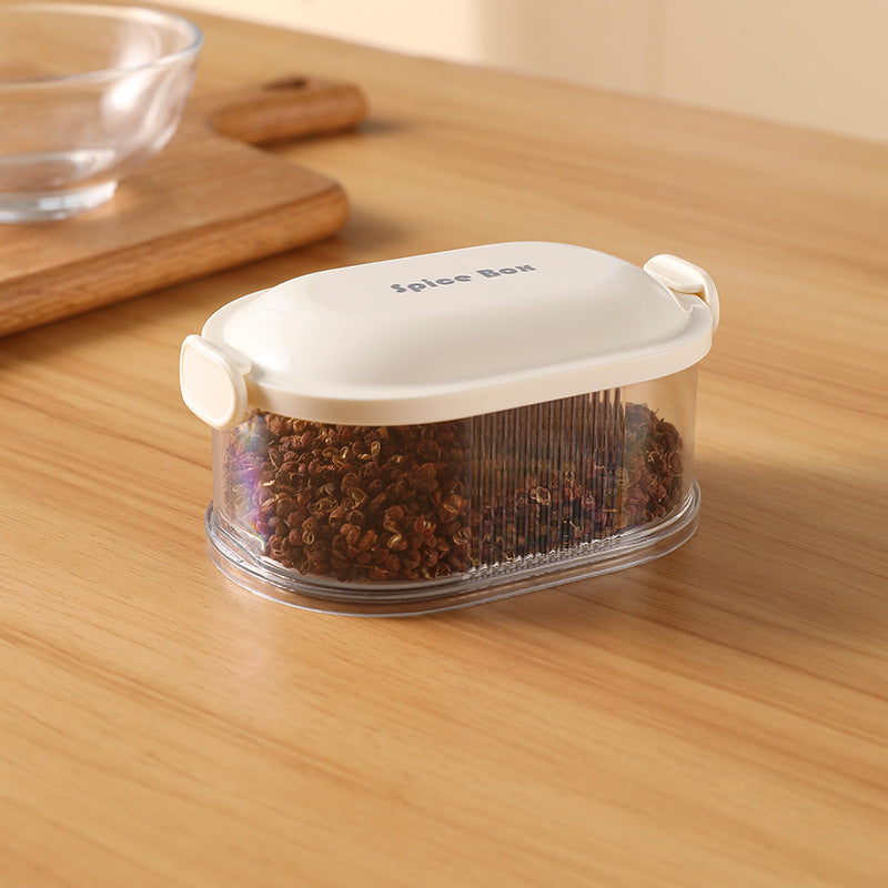 Convenient Spice Storage Boxes – White