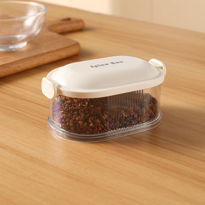 Convenient Spice Storage Boxes – White