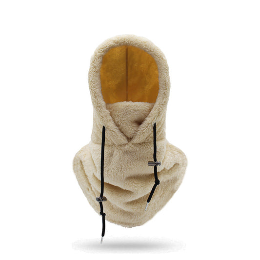 Fleece Hood for Outdoor Activities – Khaki
