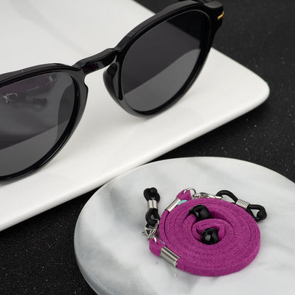 Versatile Eyewear Holder Strap with Adjustable Design – Purple