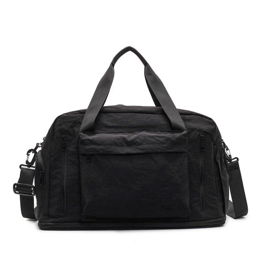 Spacious Duffle Bag with Multiple Pockets – Black