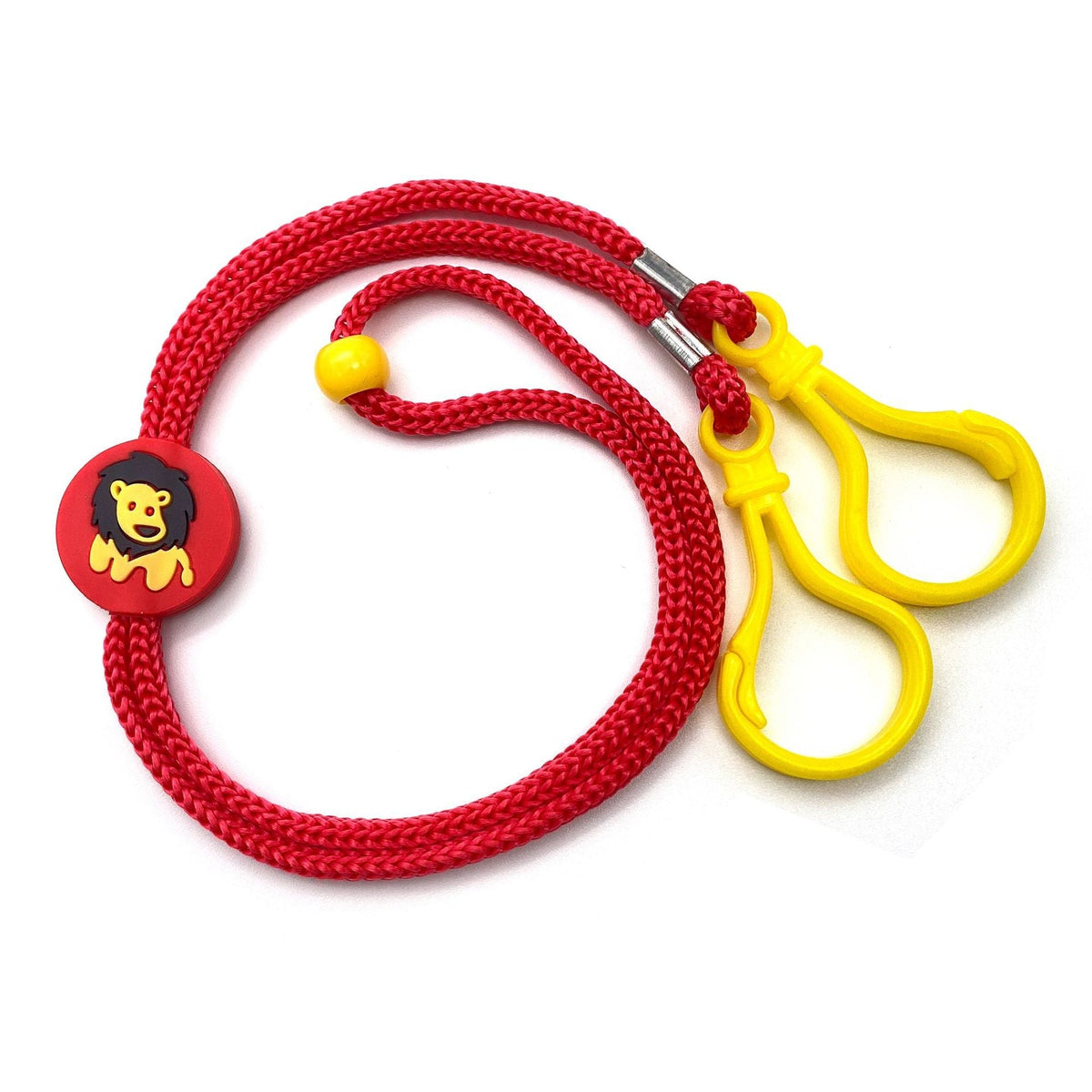 Adjustable Eyewear Holder with Animal Design – Bright Red
