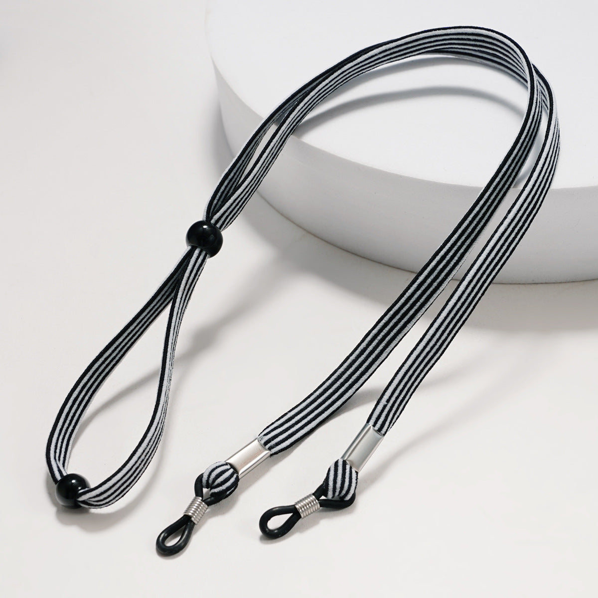 Durable Adjustable Glasses Holder Strap – Black