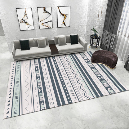 Geometric Design Area Rug with Abstract Pattern – 1
