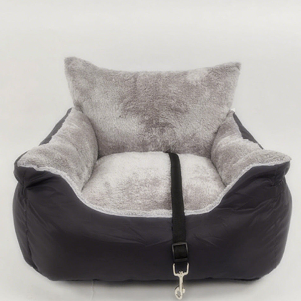 Dog Bed with Adjustable Comfort Features – Black