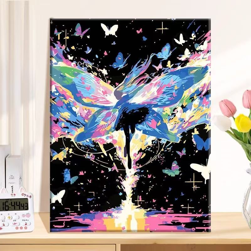 Canvas Wall Art Featuring Abstract Butterfly Design – Z4007