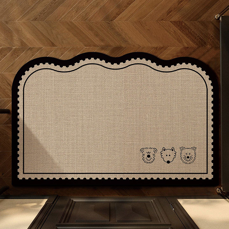 Welcome Mat with Animal Designs – Vintage