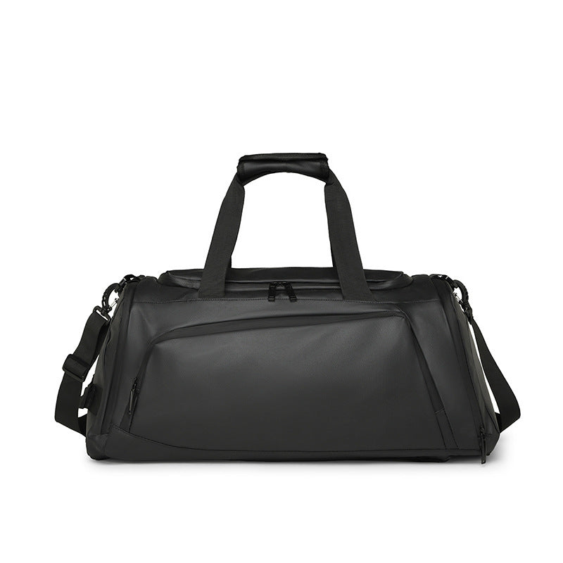 Flexible Travel Duffle Bag with Adjustable Straps – Black