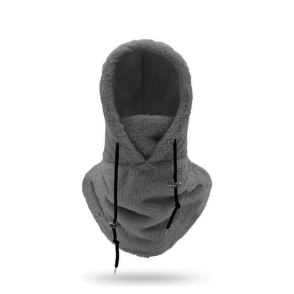 Fleece Hood for Outdoor Activities – Dark gray
