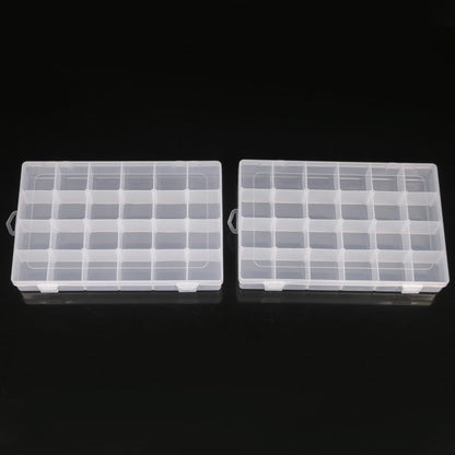 Adjustable Storage Organizer with Compartments – Transparent