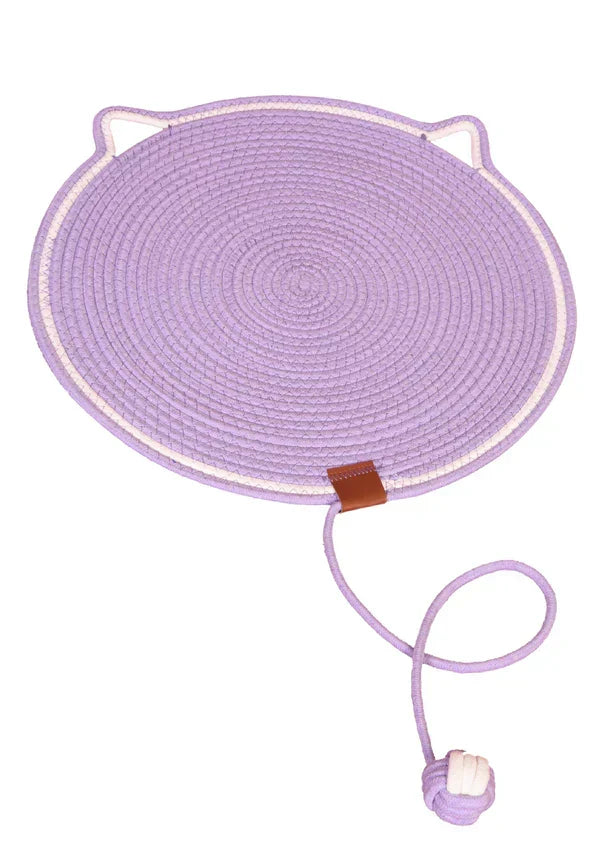 Dual-Function Cat Scratching Pad & Play Surface – Lilac