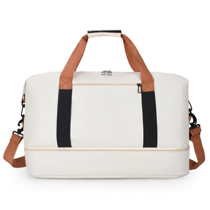 Durable Duffle Bag for Athletes – Sports Gear Carrier – White