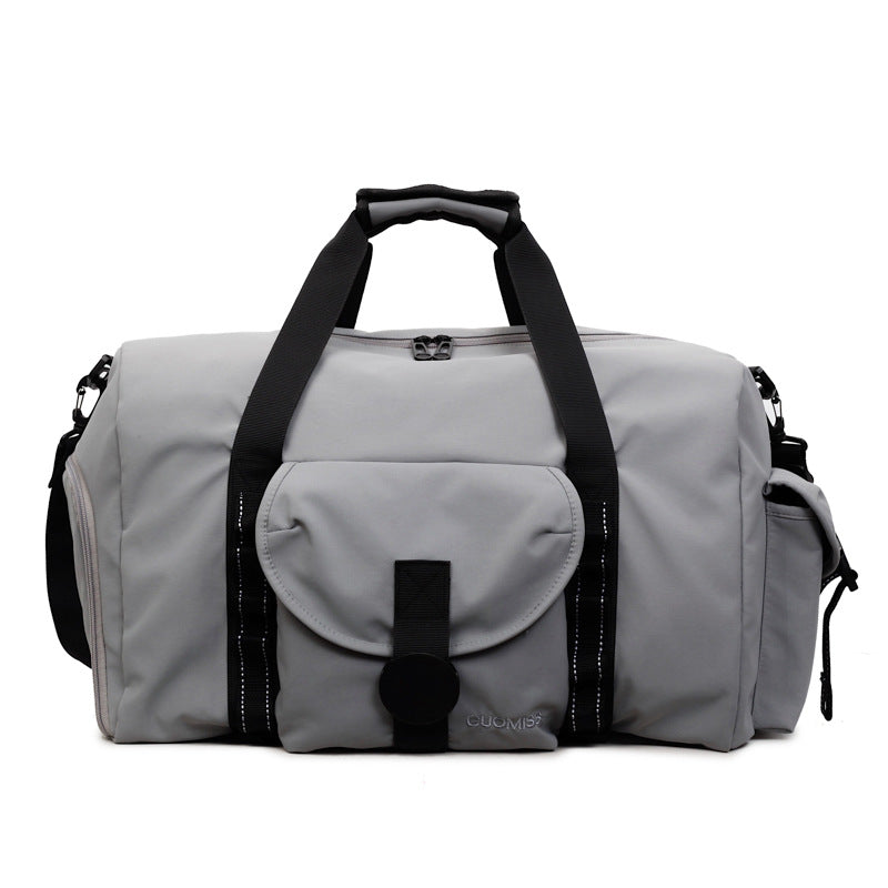 Utility Travel Duffel Bag for Outdoor Adventures – Gray