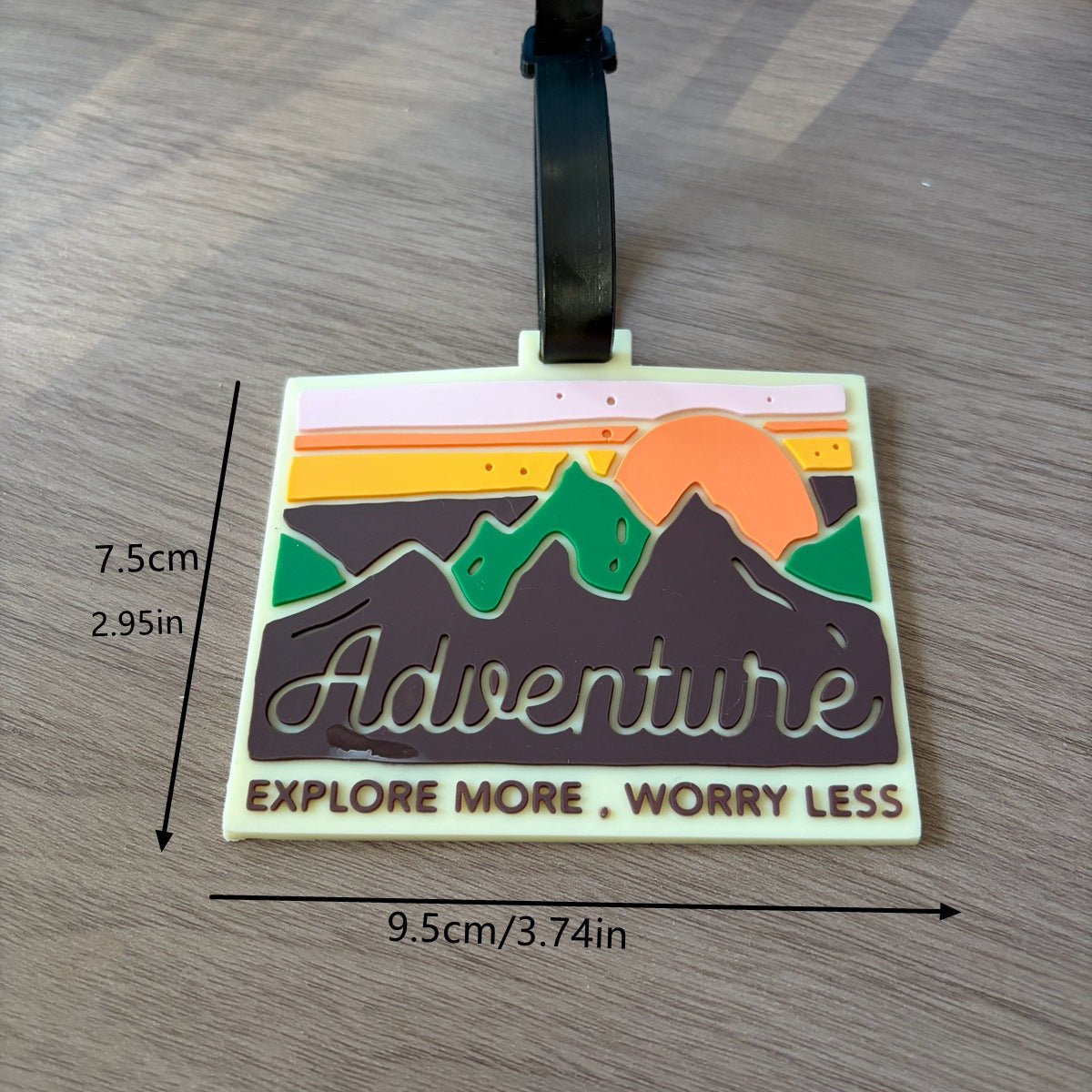 Travel Bag Identifier with Adventure Design – Hexagon