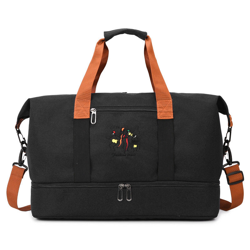 Versatile Travel Duffel Bag for Adventurous Journeys – Black