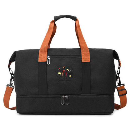 Versatile Travel Duffel Bag for Adventurous Journeys – Black