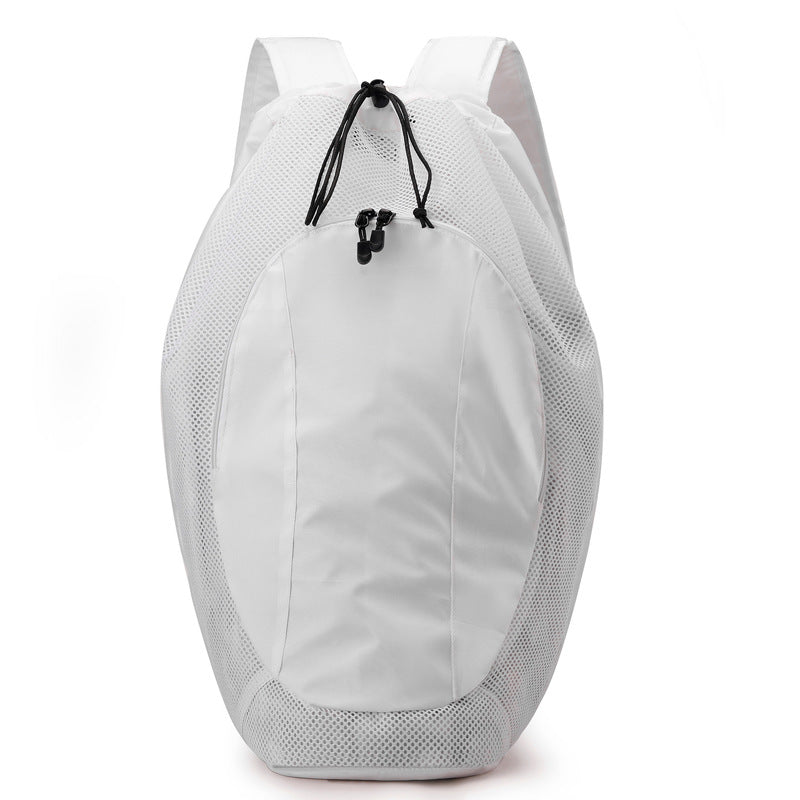 Mesh Backpack for Outdoor Use – Adjustable Design – White