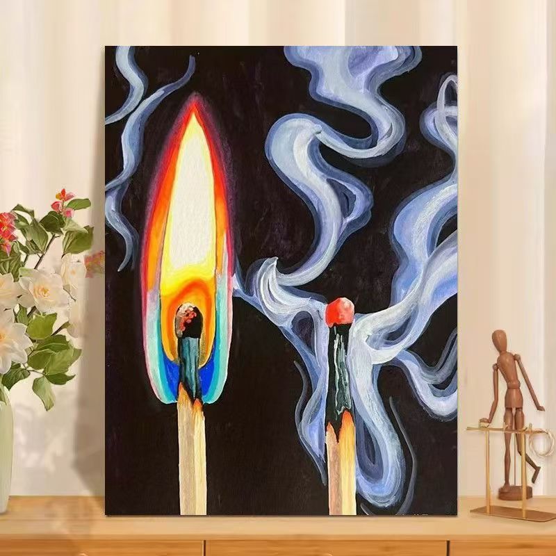Smoke Abstract Art Print – Design