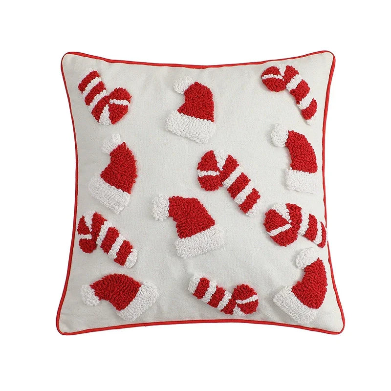 Luxurious 3D Textured Velvet Holiday Accent Pillow