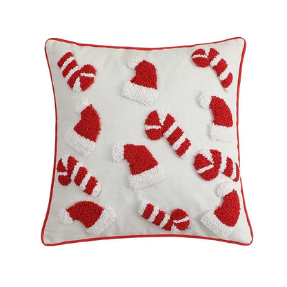 Luxurious 3D Textured Velvet Holiday Accent Pillow