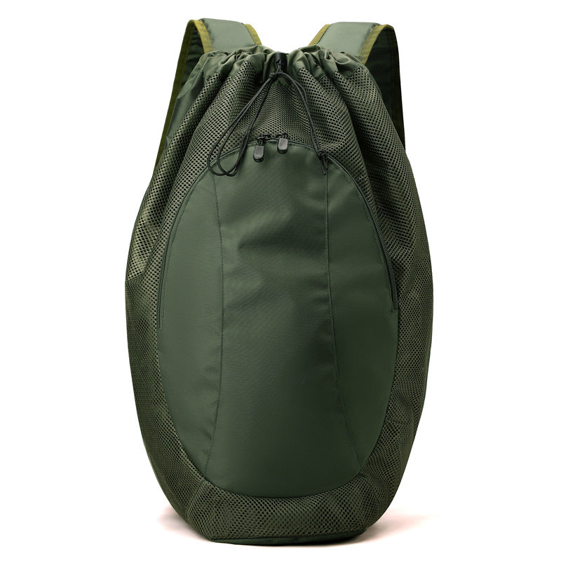 Mesh Backpack for Outdoor Use – Adjustable Design – Olive Green