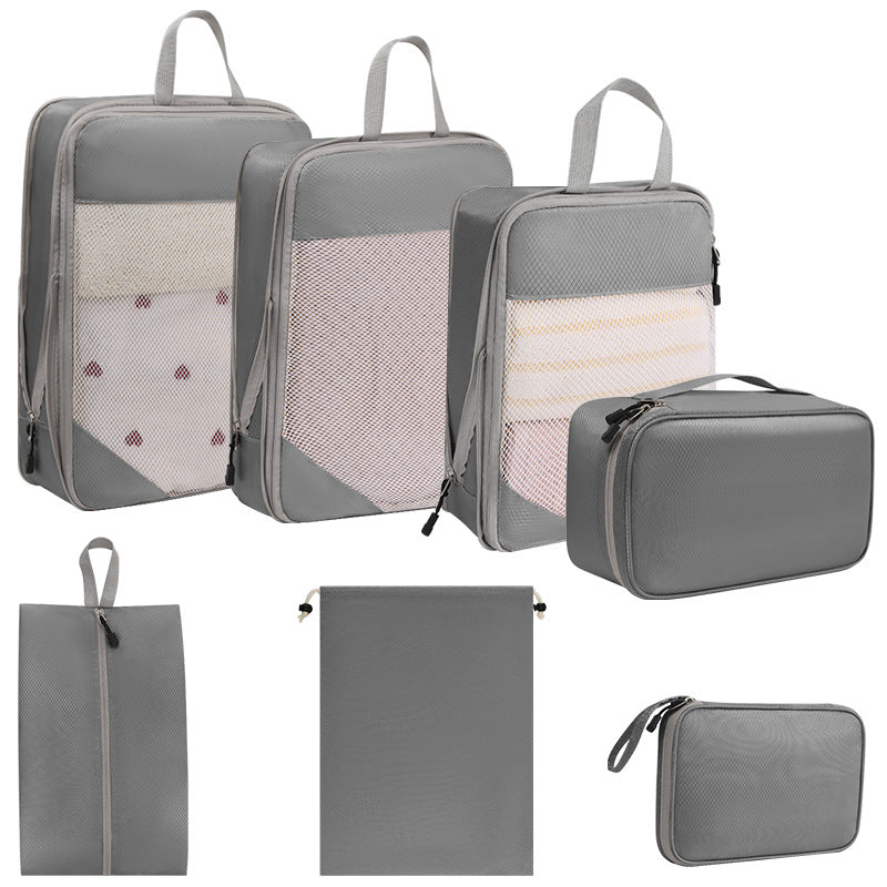 Comprehensive Travel Organizer Kit – Gray